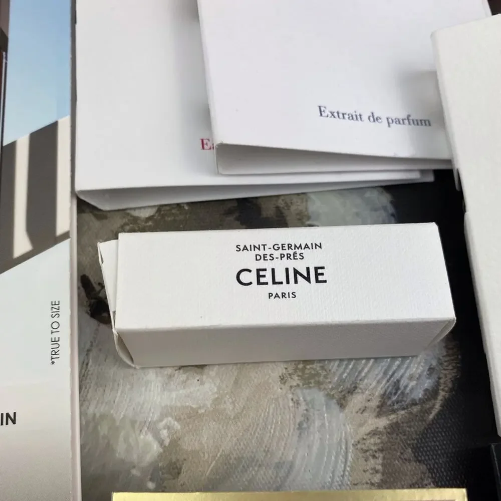 NWT Prestige Beauty Fragrance 30 Piece Gucci Celine and More Sample Set.